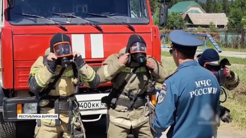 АОТВ Амурские огнеборцы участвуют в конкурсе на лучшее звено ГДЗС